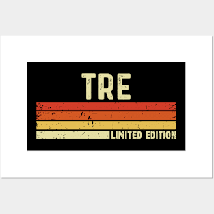 Tre Name Vintage Retro Limited Edition Gift Posters and Art